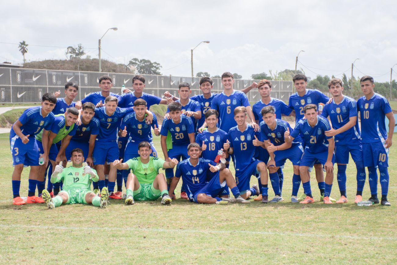La Sub 17 de Argentina.