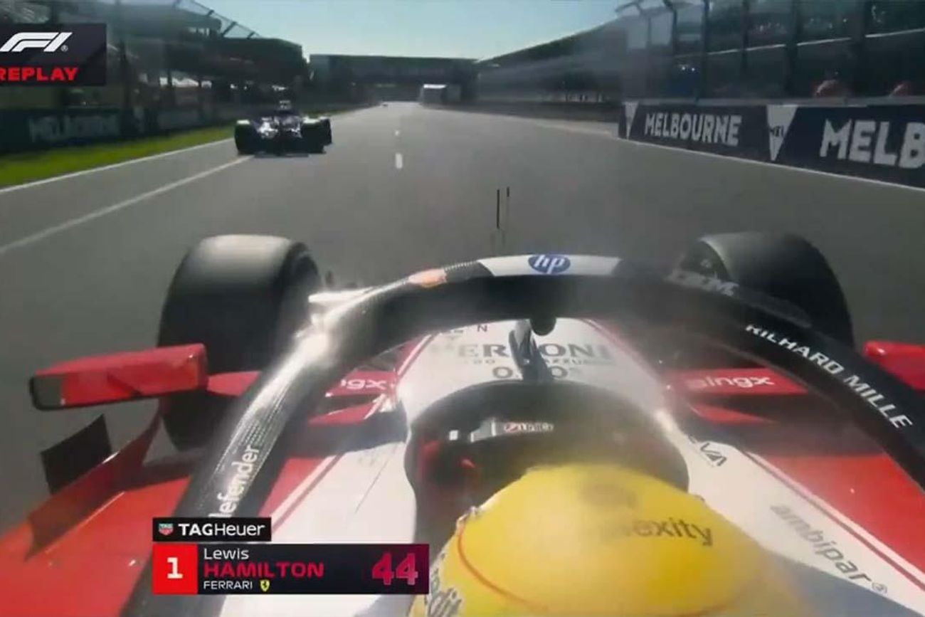Las onboard de Colapinto y Hamilton en Australia.