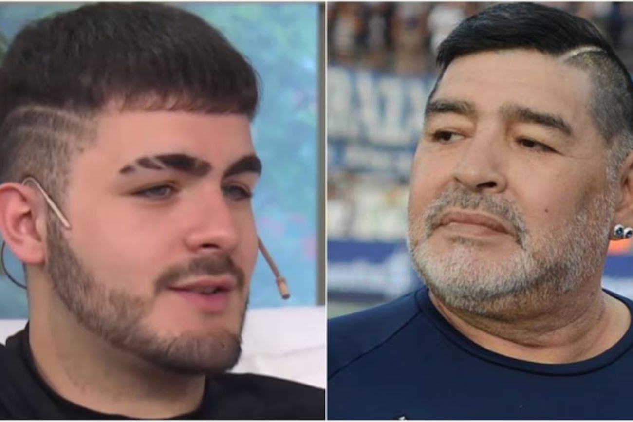 Arrestaron por venta de drogas a Santiago Lara, el joven de La Plata quien afirmaba ser hijo de Maradona. (Gentileza TN)