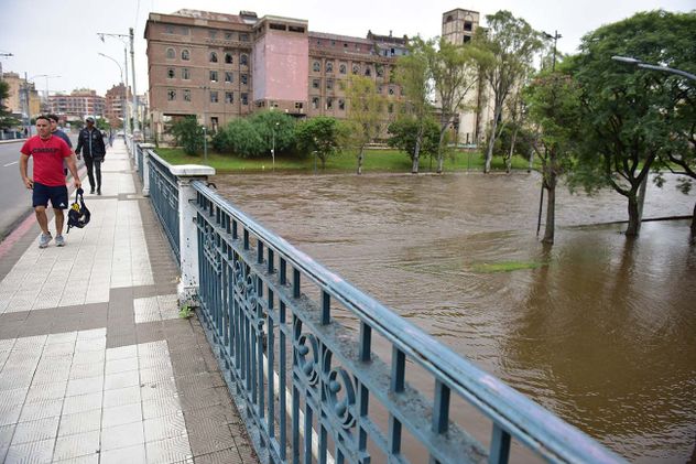 El río Suquía en Córdoba. 