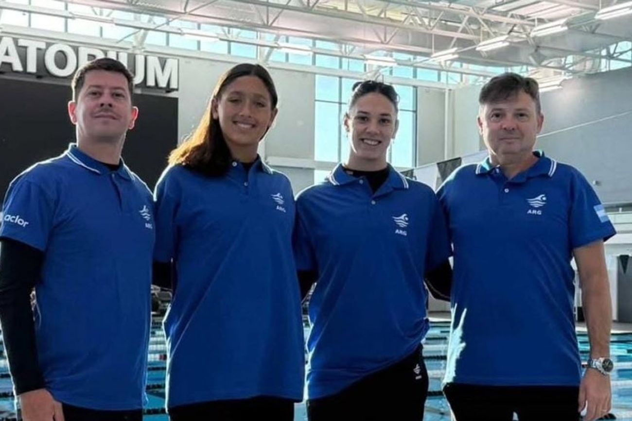 Macarena Ceballos en el TYR Pro Swim Series de natación.