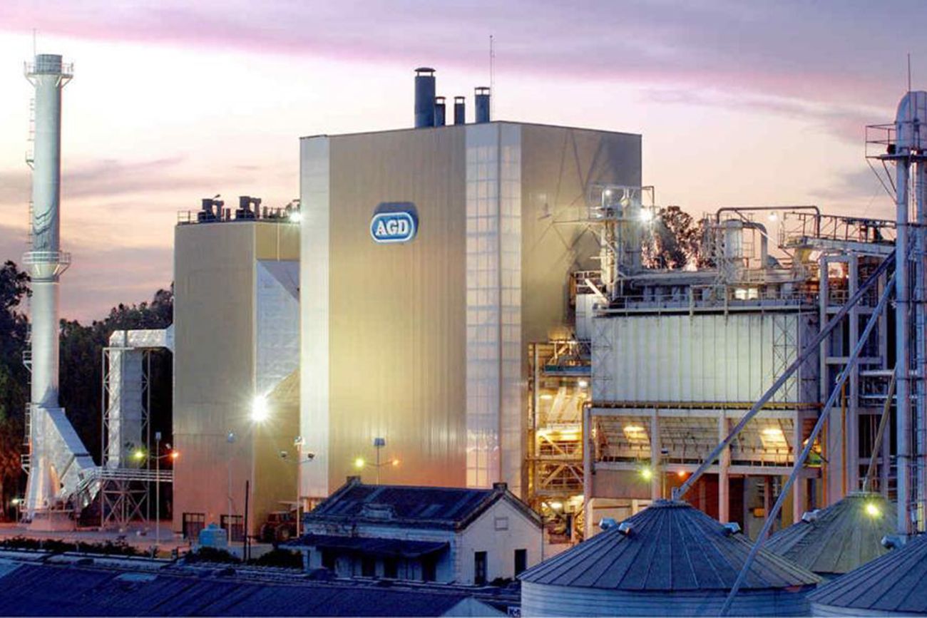 Las instalaciones de acopio de AGD en Laguna Larga.