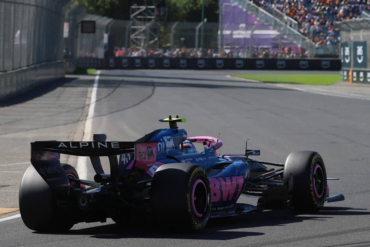 Colapinto en el GP de Australia.