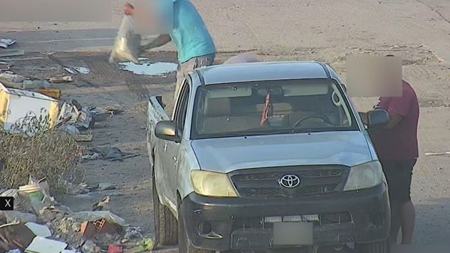 Arrojo de basura ilegal en la ciudad de Córdoba.(Municipalidad de Córdoba)