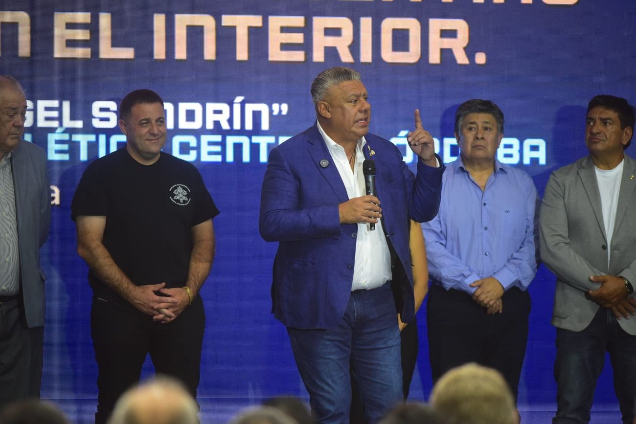 Claudio Tapia en Córdoba.