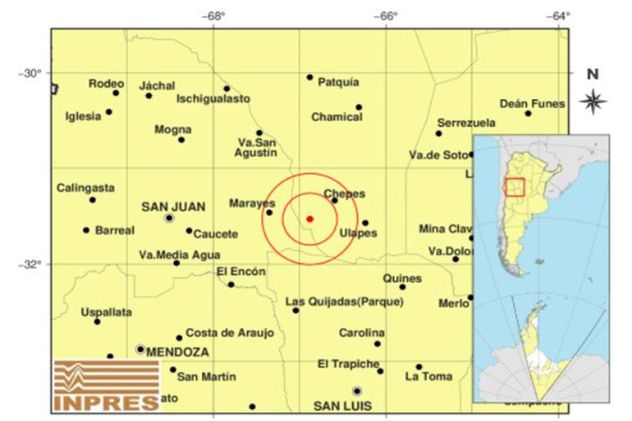 Temblor sismo en La Rioja.