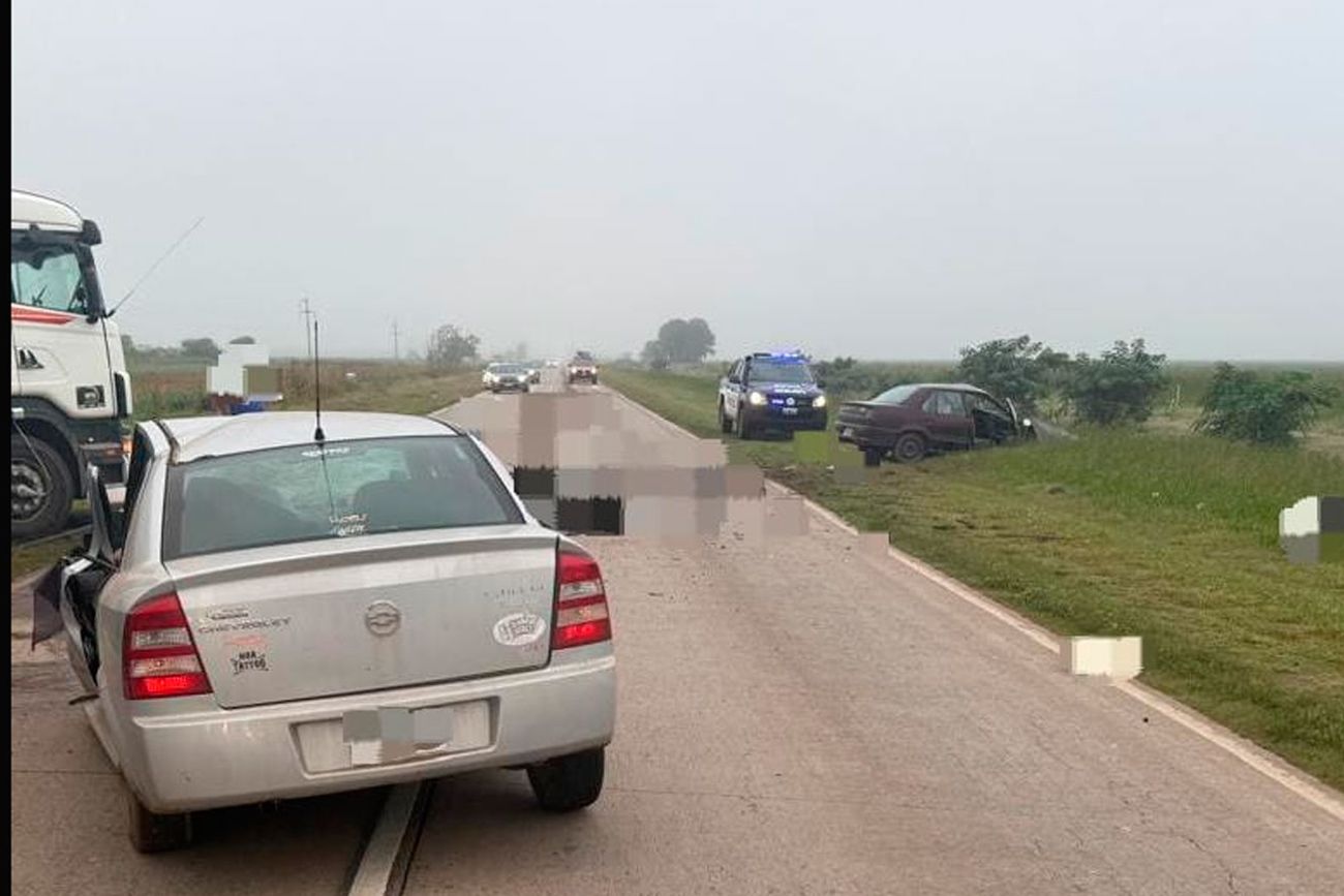 Trágico choque en Brinkmann: murió un automovilista