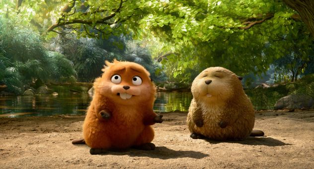 Lo castores que protagonizan esta historia animada de Pixar.