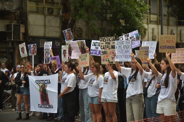 Marcha en Córdoba por el Día Internacional de la Mujer/8M en el 2025.