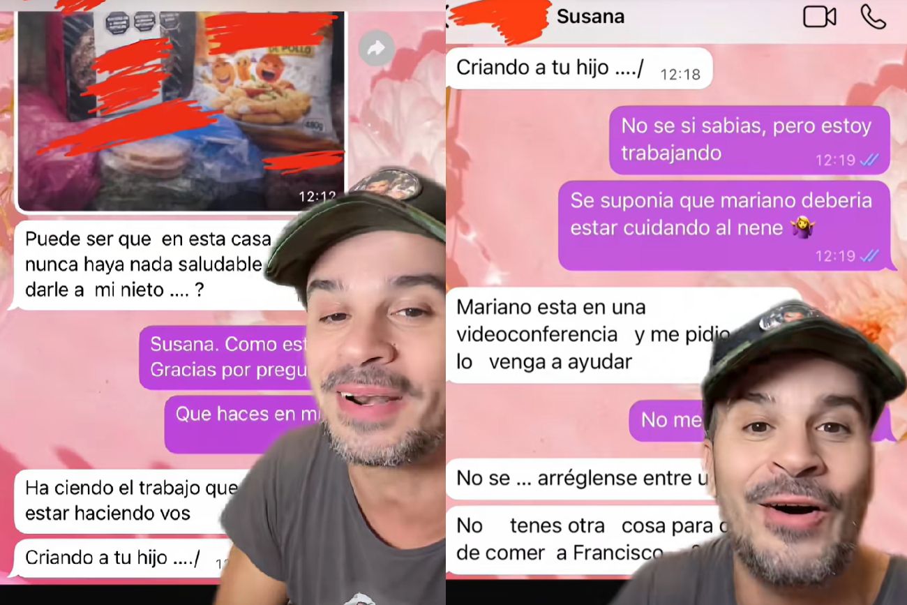 "Madurá y ocupate de tu hijo": el cruce entre una joven y su suegra que terminó con un abuelo al rescate