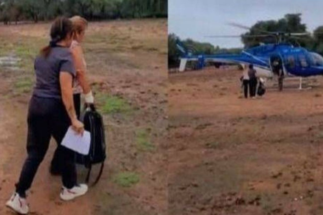 Salta: una directora de escuela rural fue mordida por un murciélago y la evacuaron en helicóptero.