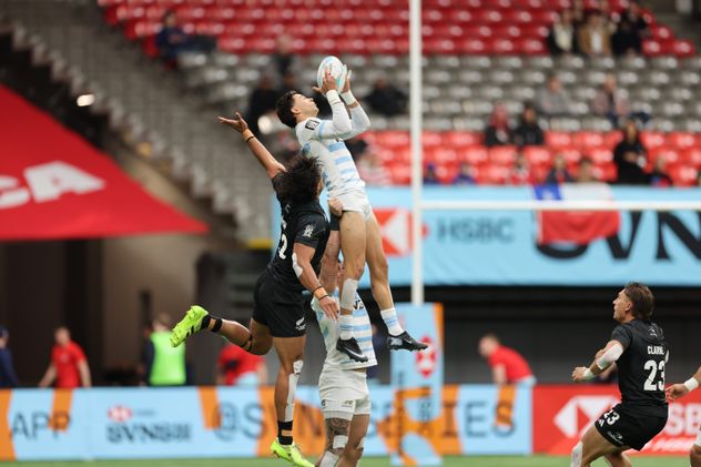 Los Pumas 7s en el Seven de Vancouver.