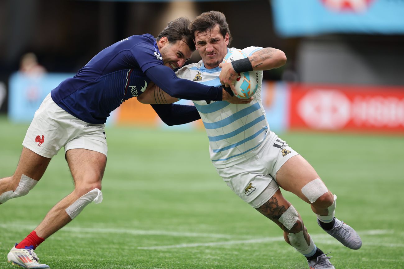 Luciano González, integrante de Los Pumas 7s, en Vancouver.