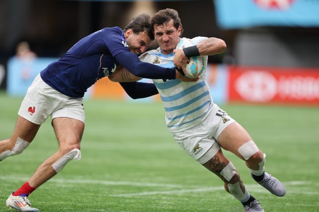 Luciano González, integrante de Los Pumas 7s, en Vancouver.