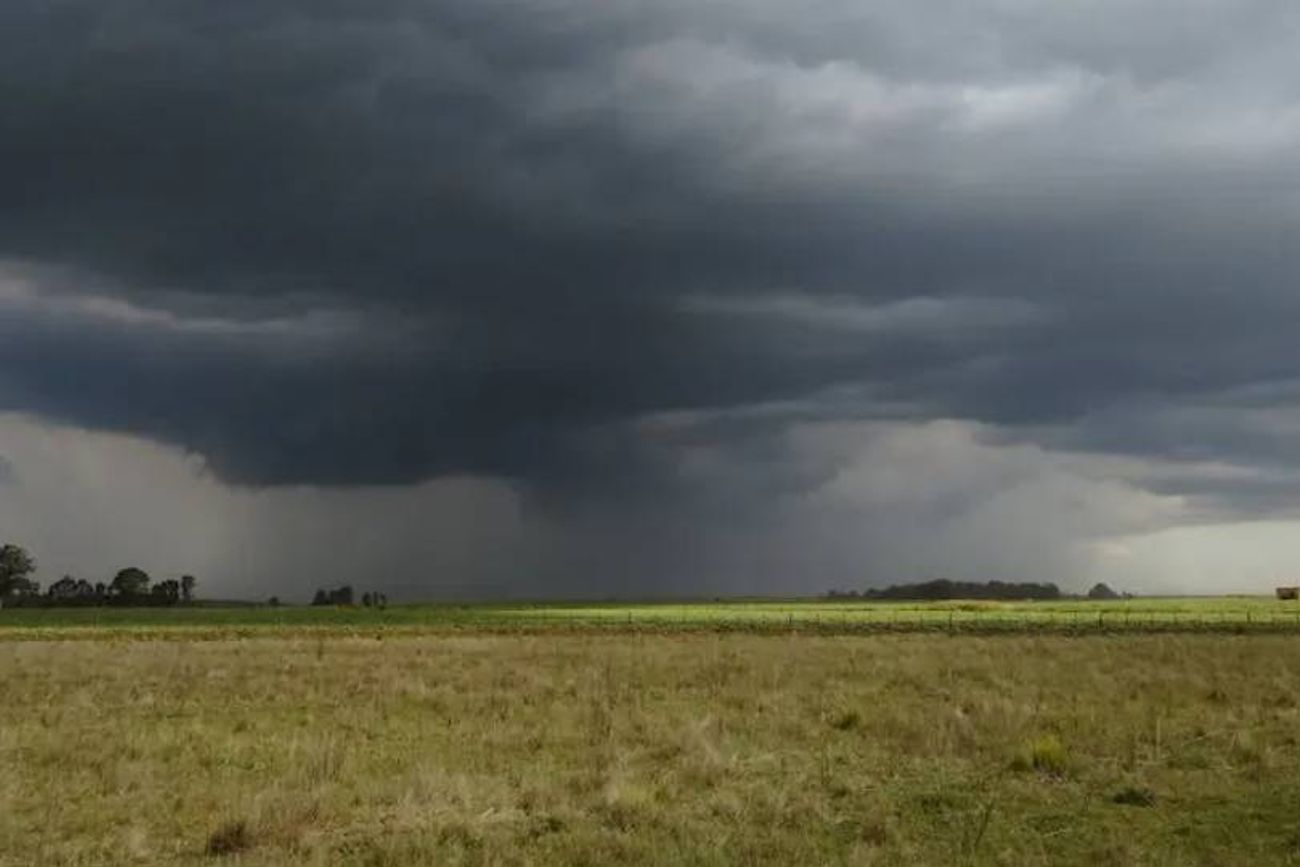 LLUVIAS EN CÓRDOBA. Los acumulados en las últimas 24 horas superaron los 70 milímetros. (Meteomat)