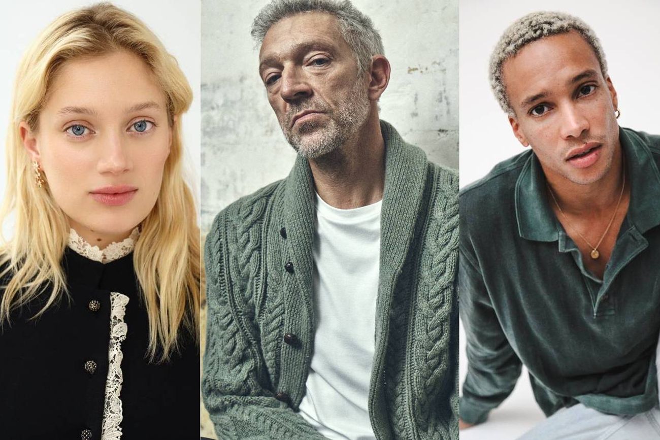 Nadia Tereszkiewicz,Vincent Cassel y Corentin Fila, tándem francés para la cuarta temporada de "The White Lotus".  