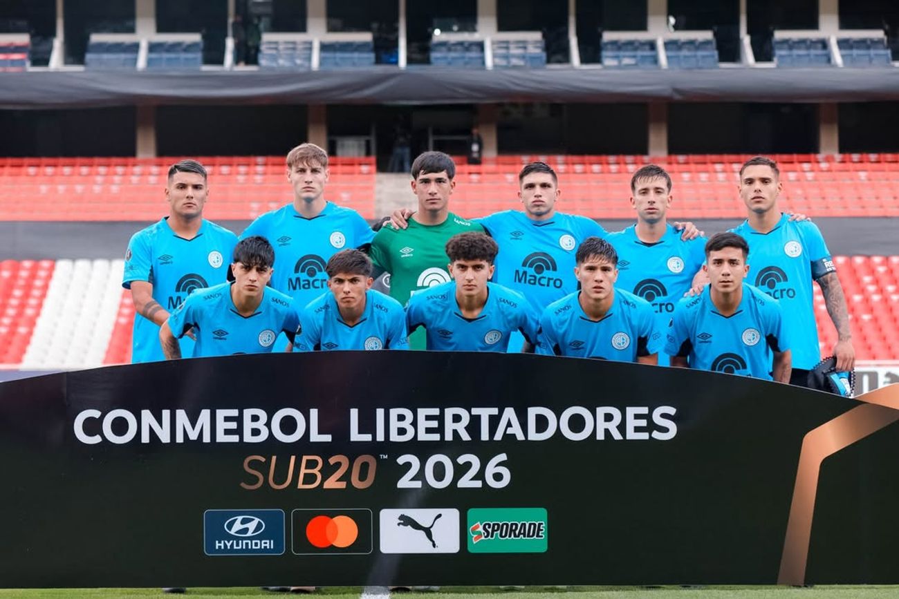 Belgrano debuta en la Libertadores Sub 20, edición 2026.