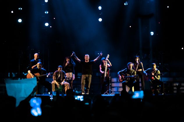 Alejandro Sanz volvió al estadio Mario Alberto Kempes. (Gentileza: Prensa Alejandro Sanz / Fran Delgado).