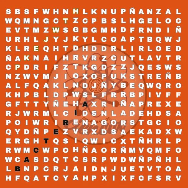 Acertijo visual difícil: encontrá la palabra “lobo” en la sopa de letras