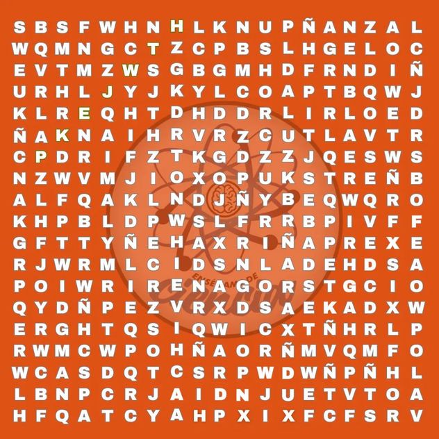 Acertijo visual difícil: encontrá la palabra “lobo” en la sopa de letras