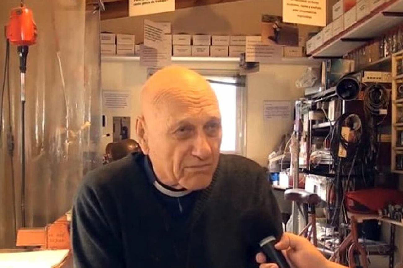 Sampacho. El excura Héctor Pinamonti, denunciado por abusos, falleció el sábado 7 de marzo (Captura de video/Archivo).