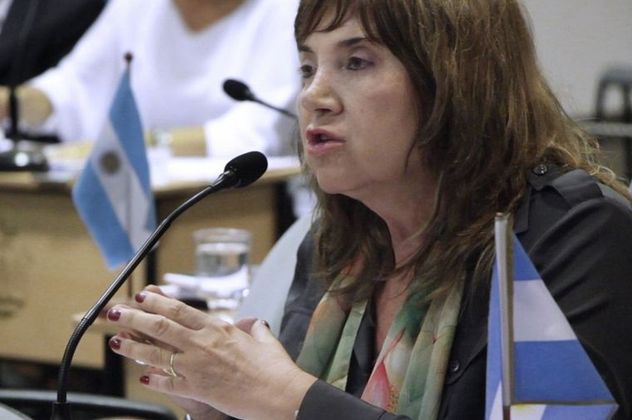 Laura Sesma, en el Parlasur.