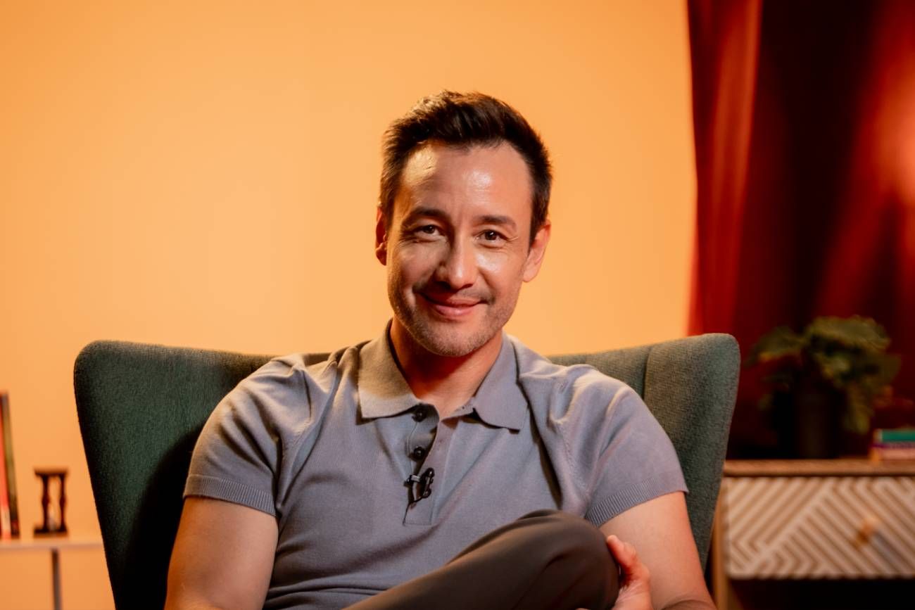 Luciano Pereyra, sonriente antes de "La Sesión". 