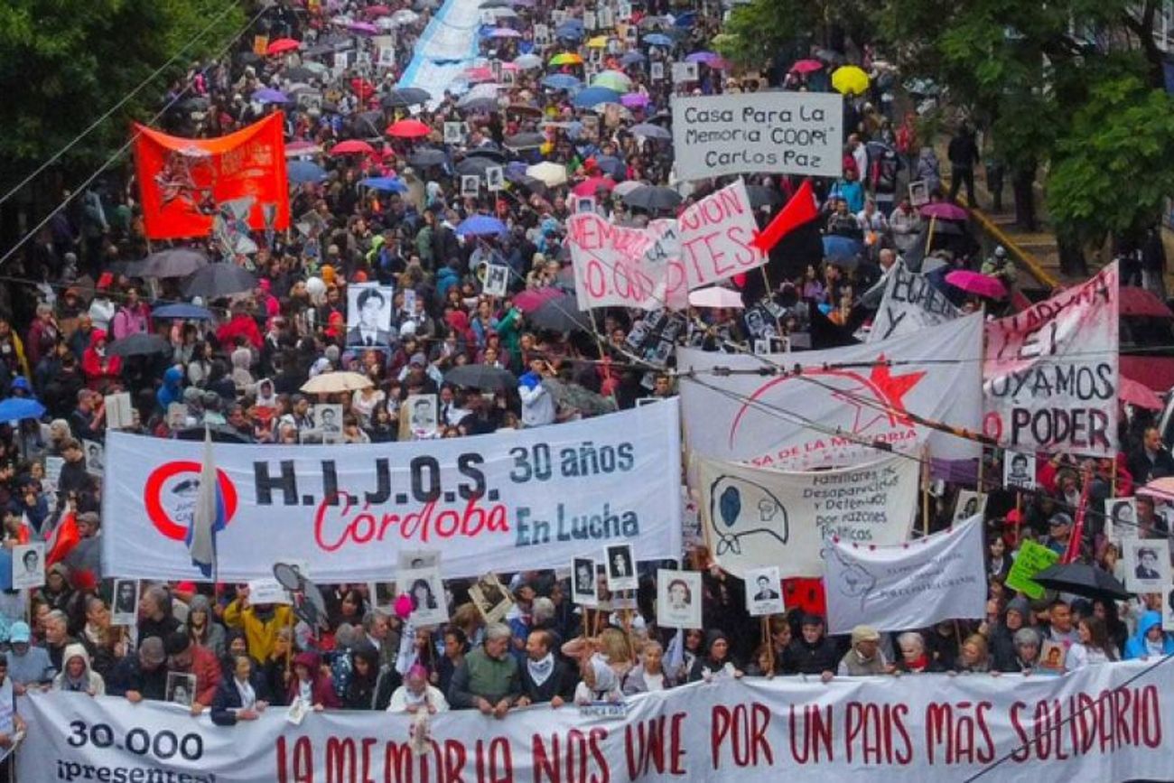 Marcha de la Memoria. Manifestación del 24 de marzo de 2025.