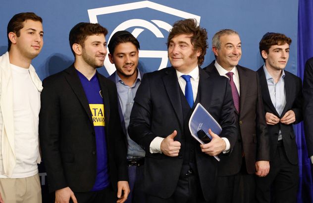 Javier Milei en Yeshiva University de EE.UU.