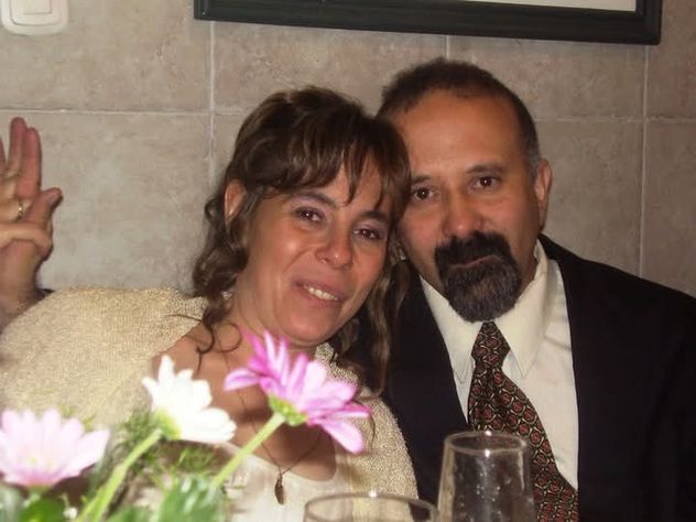 María Elena Módica se casó con Raúl cuatro años después de haber salido del convento. Los dos querían hijos. (Gentileza)