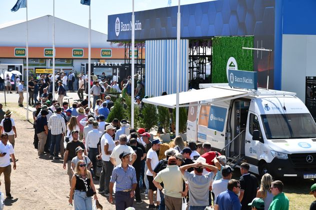 INTERÉS. En el primer día de Expoagro 2026, el Banco Nación recibió 8000 solicitudes de crédito.