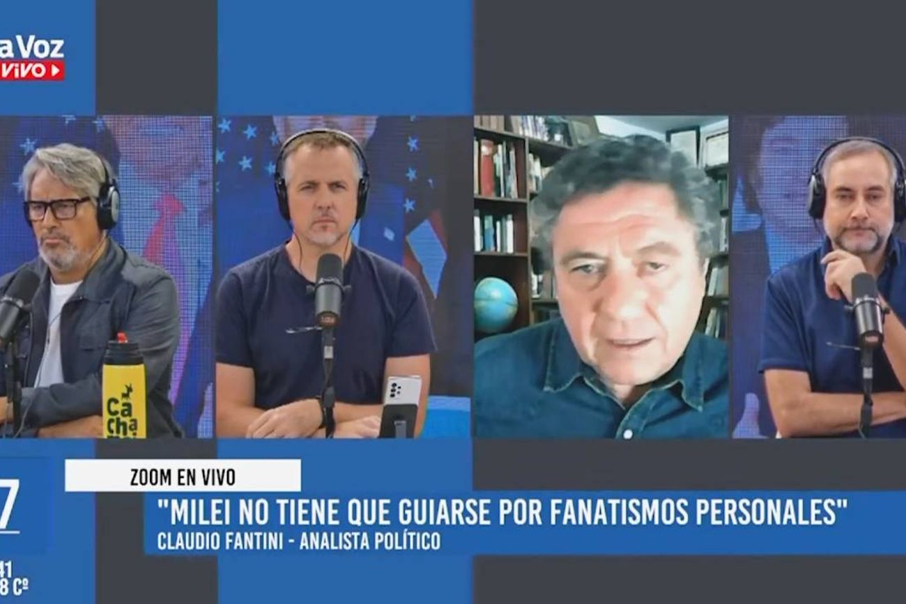 Claudio Fantini cuestionó la política exterior de Milei: "Actúa como un barrabrava de Trump y Netanyahu"