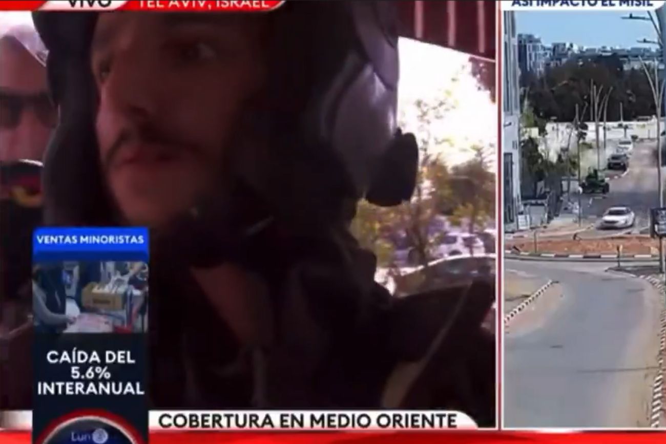 El incidente de Nelson Castro mientras intentaba transmitir desde Tel Avivi.