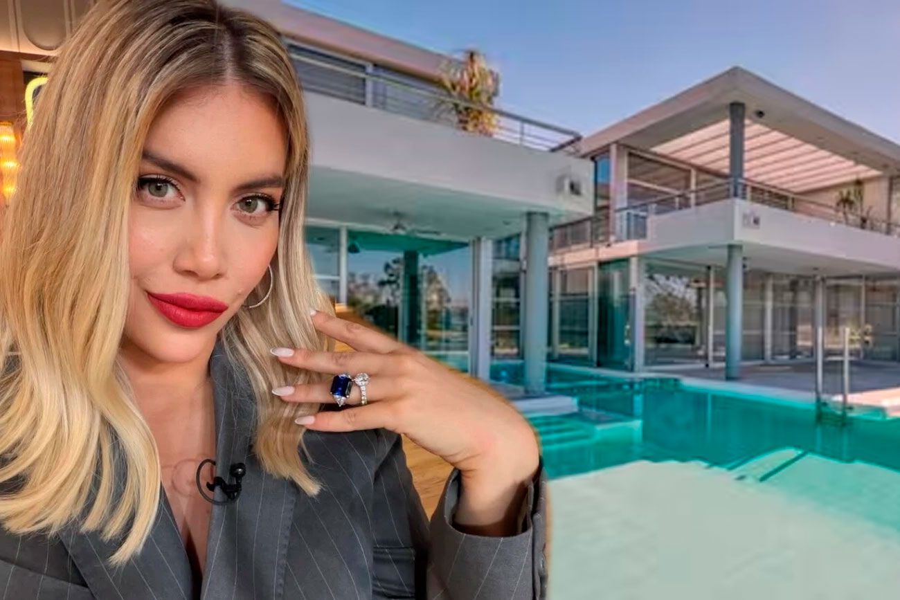 Wanda Nara vende su mansión. 