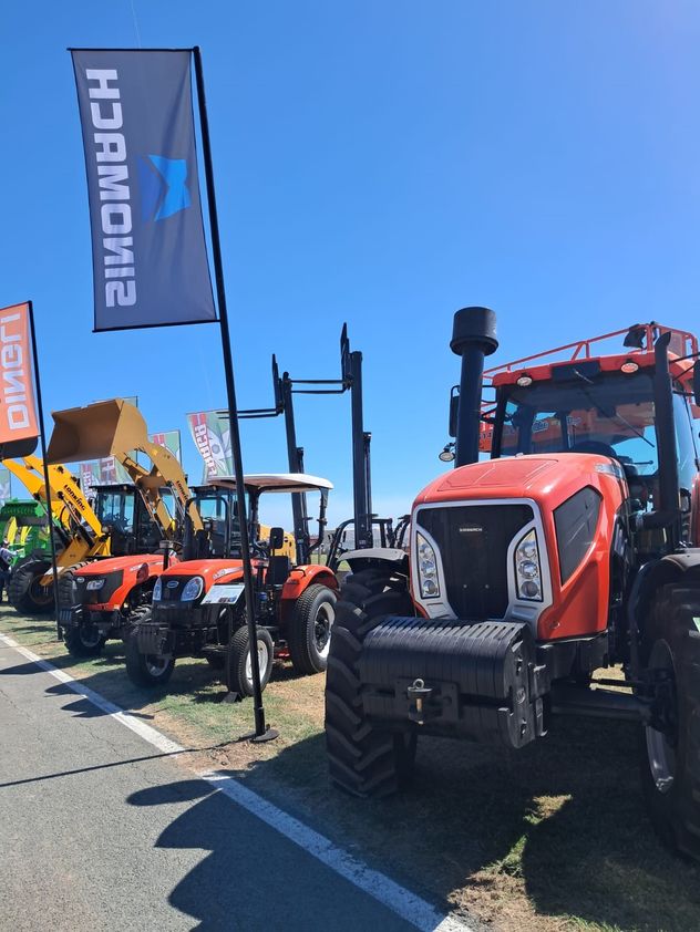 IMPORTADOR. Los tractores son los productos con más marcas extranjeras durante Expoagro 2026.