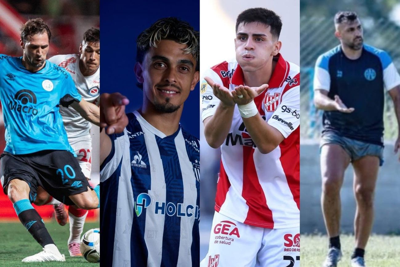 Franco Vázquez, Ronaldo Martínez, Alex Luna y Ramón Ábila. Cartas de juego y gol para Belgrano, Talleres, Instituto y Estudiantes de Río Cuarto. (La Voz)