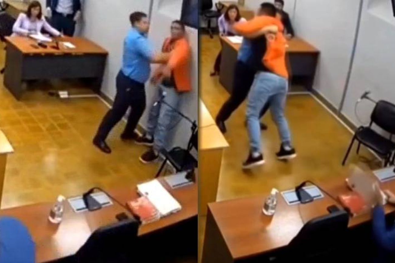 Un preso intentó agredir a un fiscal en pleno juicio en San Juan. 