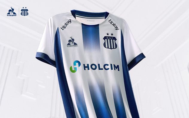 Las nuevas camisetas de Talleres.