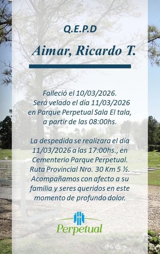La despedida a Ricardo Aimar.