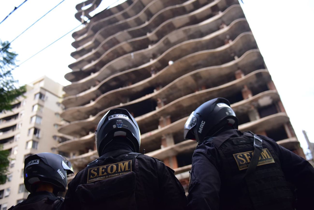 Quinteros confirmó que tapiarán el edificio abandonado de bulevar San Juan, tras el operativo policial