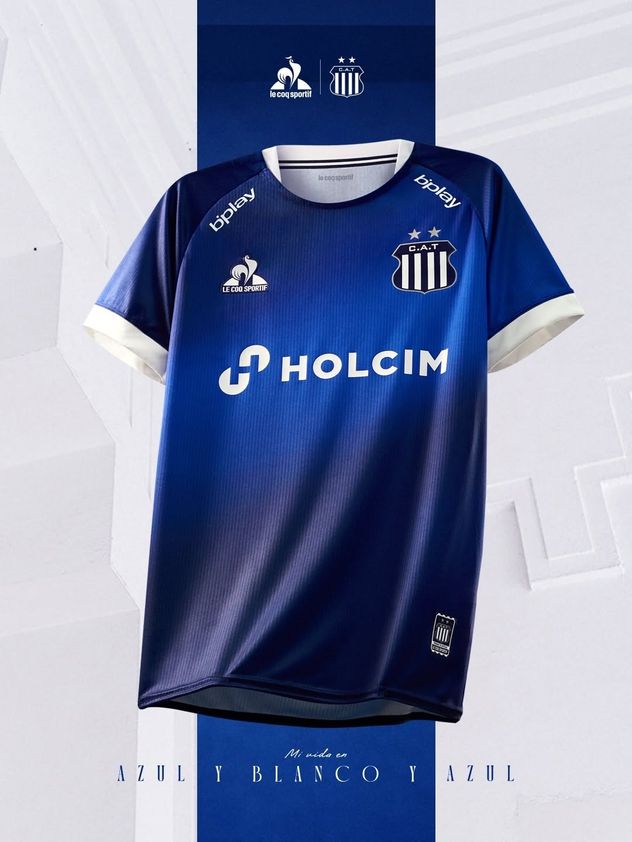 Las nuevas camisetas de Talleres.