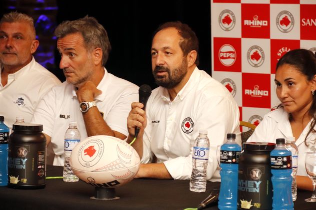  Fernando Pérez, presidente de la Unión Cordobesa de Rugby, en el lanzamiento de los torneos del 2026. (La Voz)