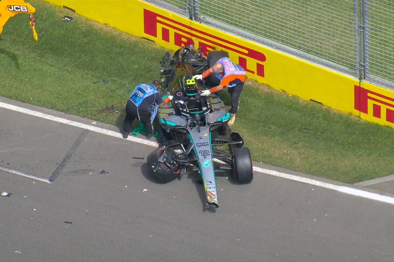 Antonelli, en el GP de Australia