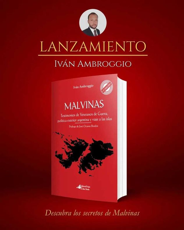 Lanzamiento libro Malvinas de Iván Ambroggio.
