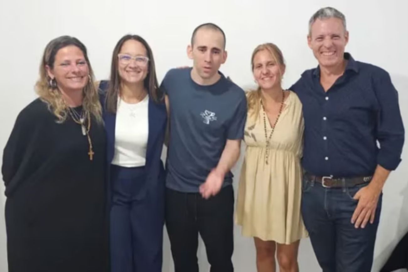 Nahuel Gallo se reunió con la familia de Germán Giuliani, el último argentino detenido por el régimen de Maduro