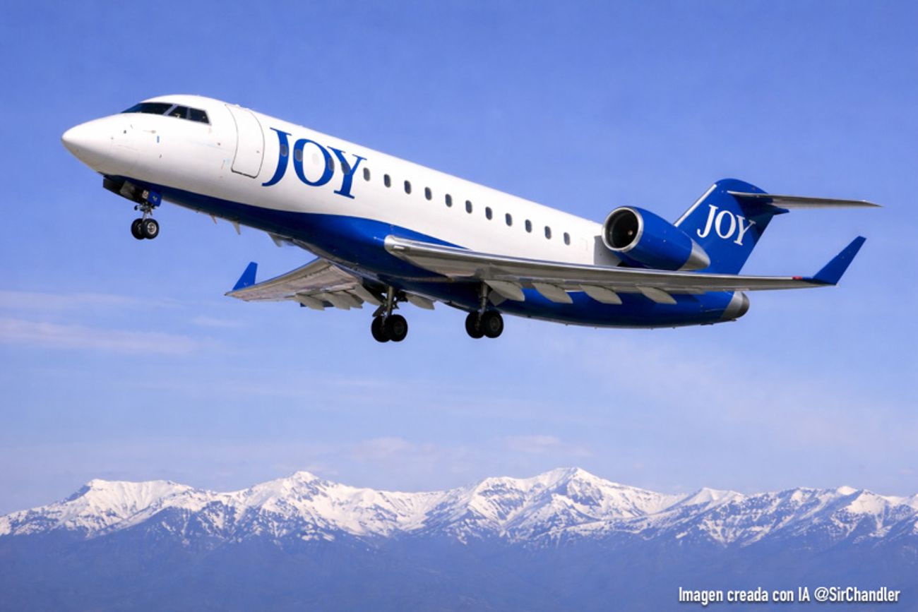 Joy, la nueva aerolínea, tendrá sus aviones en abril y comenzará a operar en mayo. (Gentileza Joy)