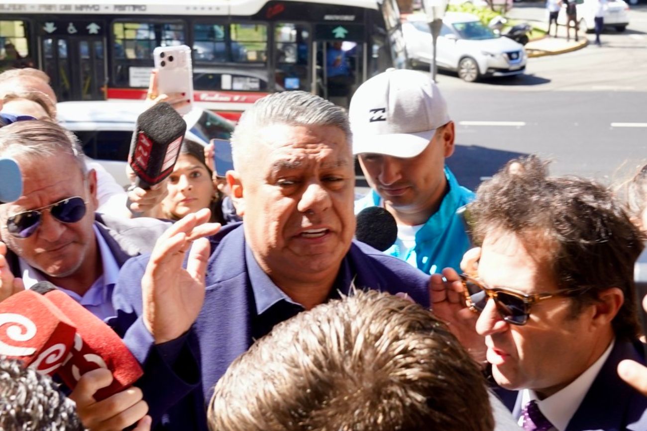 Tapia llegando a tribunales.