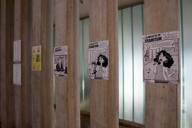 Historietas expuestas en el evento de concientización sobre Enfermedades Poco Frecuentes en la Legislatura de Córdoba.  