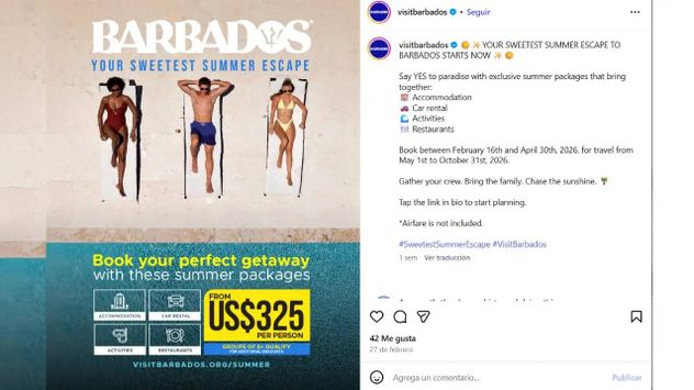 Vacaciones en el Caribe: por qué Barbados se perfila como el nuevo destino tendencia.