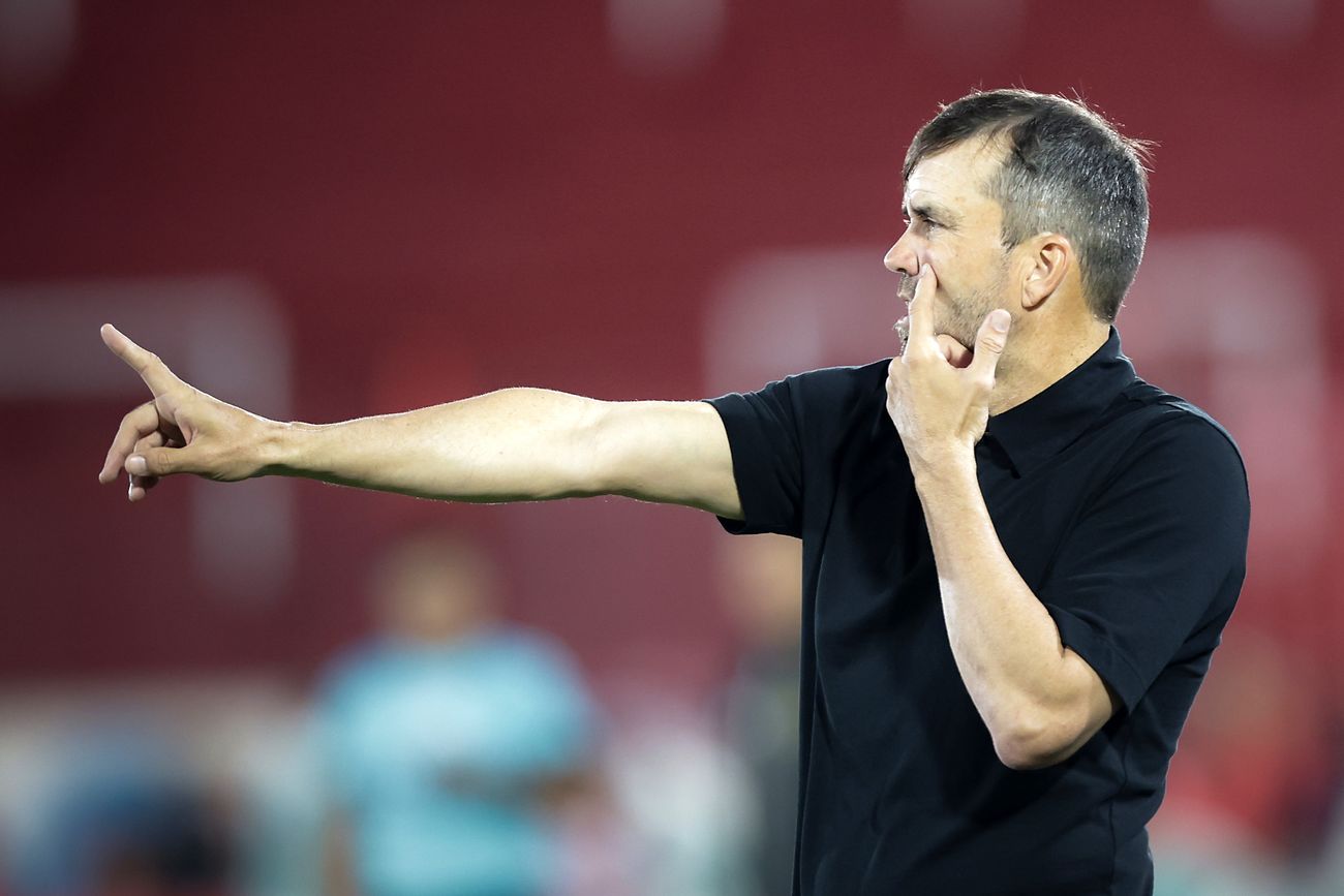 Eduardo Coudet, entrenador de River.